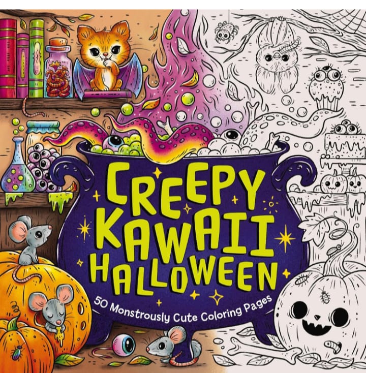CREEPY KAWAII HALLOWEEN : 50 MONSTROUSLY CUTE COLORING PAGES